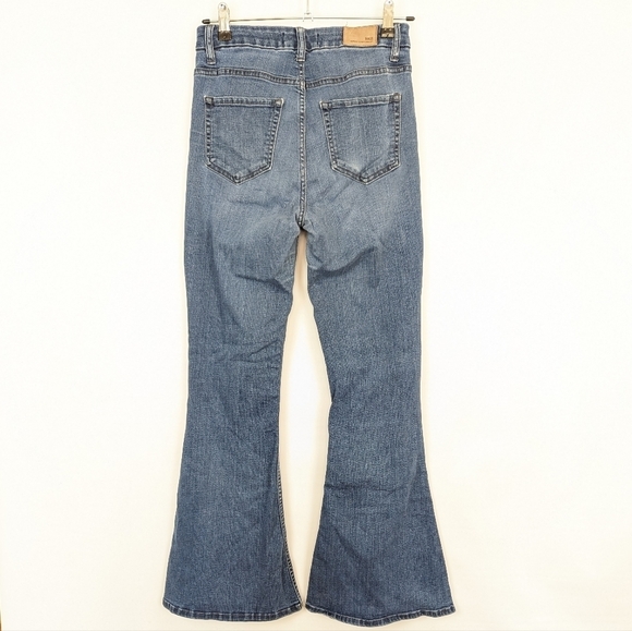 BKE Parker Universal Fit High-Rise Super Flare Jeans 24 Denim Jean Hi-Ri… - Picture 2 of 16